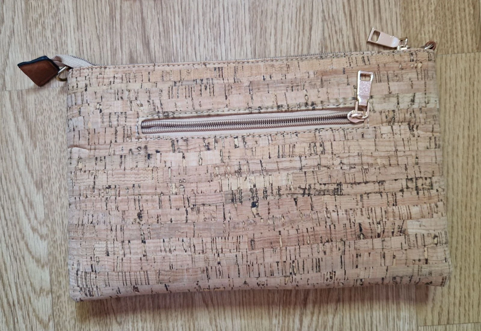 Cork-style handheld bag 🌿 convertible crossbody NEW – photo 4